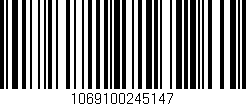 Código de barras (EAN, GTIN, SKU, ISBN): '1069100245147'