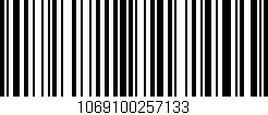 Código de barras (EAN, GTIN, SKU, ISBN): '1069100257133'