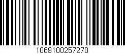 Código de barras (EAN, GTIN, SKU, ISBN): '1069100257270'