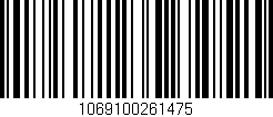 Código de barras (EAN, GTIN, SKU, ISBN): '1069100261475'