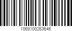 Código de barras (EAN, GTIN, SKU, ISBN): '1069100263646'
