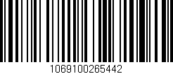 Código de barras (EAN, GTIN, SKU, ISBN): '1069100265442'
