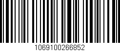 Código de barras (EAN, GTIN, SKU, ISBN): '1069100266852'