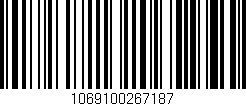 Código de barras (EAN, GTIN, SKU, ISBN): '1069100267187'