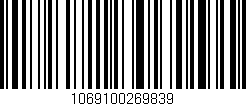 Código de barras (EAN, GTIN, SKU, ISBN): '1069100269839'