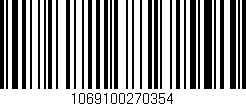 Código de barras (EAN, GTIN, SKU, ISBN): '1069100270354'