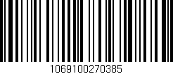 Código de barras (EAN, GTIN, SKU, ISBN): '1069100270385'