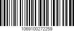 Código de barras (EAN, GTIN, SKU, ISBN): '1069100272259'