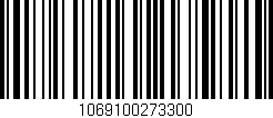 Código de barras (EAN, GTIN, SKU, ISBN): '1069100273300'