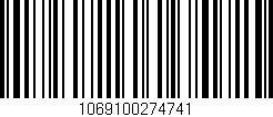 Código de barras (EAN, GTIN, SKU, ISBN): '1069100274741'