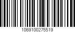 Código de barras (EAN, GTIN, SKU, ISBN): '1069100275519'