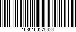 Código de barras (EAN, GTIN, SKU, ISBN): '1069100279838'