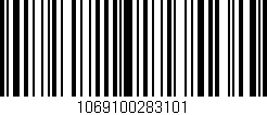 Código de barras (EAN, GTIN, SKU, ISBN): '1069100283101'