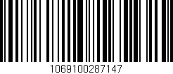 Código de barras (EAN, GTIN, SKU, ISBN): '1069100287147'