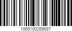Código de barras (EAN, GTIN, SKU, ISBN): '1069100288687'