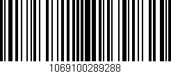 Código de barras (EAN, GTIN, SKU, ISBN): '1069100289288'