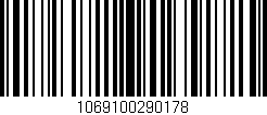 Código de barras (EAN, GTIN, SKU, ISBN): '1069100290178'