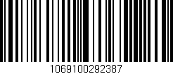 Código de barras (EAN, GTIN, SKU, ISBN): '1069100292387'