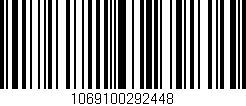 Código de barras (EAN, GTIN, SKU, ISBN): '1069100292448'