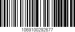 Código de barras (EAN, GTIN, SKU, ISBN): '1069100292677'