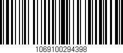 Código de barras (EAN, GTIN, SKU, ISBN): '1069100294398'