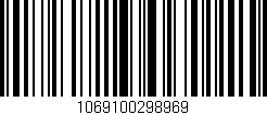 Código de barras (EAN, GTIN, SKU, ISBN): '1069100298969'