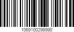 Código de barras (EAN, GTIN, SKU, ISBN): '1069100298990'