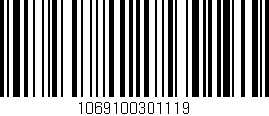 Código de barras (EAN, GTIN, SKU, ISBN): '1069100301119'