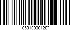 Código de barras (EAN, GTIN, SKU, ISBN): '1069100301287'