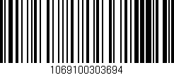 Código de barras (EAN, GTIN, SKU, ISBN): '1069100303694'