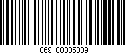 Código de barras (EAN, GTIN, SKU, ISBN): '1069100305339'