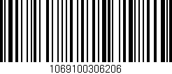 Código de barras (EAN, GTIN, SKU, ISBN): '1069100306206'