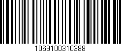 Código de barras (EAN, GTIN, SKU, ISBN): '1069100310388'