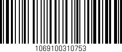 Código de barras (EAN, GTIN, SKU, ISBN): '1069100310753'