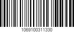 Código de barras (EAN, GTIN, SKU, ISBN): '1069100311330'
