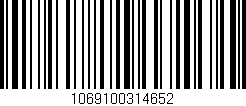 Código de barras (EAN, GTIN, SKU, ISBN): '1069100314652'