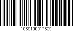 Código de barras (EAN, GTIN, SKU, ISBN): '1069100317639'