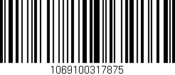 Código de barras (EAN, GTIN, SKU, ISBN): '1069100317875'