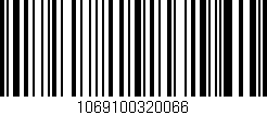 Código de barras (EAN, GTIN, SKU, ISBN): '1069100320066'