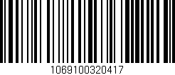 Código de barras (EAN, GTIN, SKU, ISBN): '1069100320417'