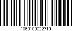 Código de barras (EAN, GTIN, SKU, ISBN): '1069100322718'