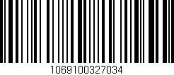 Código de barras (EAN, GTIN, SKU, ISBN): '1069100327034'