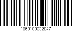 Código de barras (EAN, GTIN, SKU, ISBN): '1069100332847'