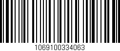 Código de barras (EAN, GTIN, SKU, ISBN): '1069100334063'