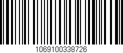 Código de barras (EAN, GTIN, SKU, ISBN): '1069100338726'