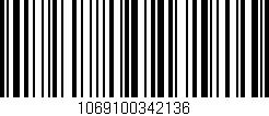 Código de barras (EAN, GTIN, SKU, ISBN): '1069100342136'