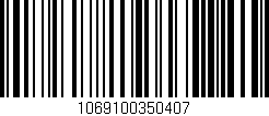 Código de barras (EAN, GTIN, SKU, ISBN): '1069100350407'
