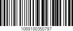 Código de barras (EAN, GTIN, SKU, ISBN): '1069100350797'
