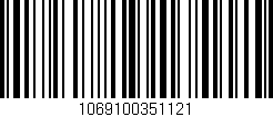 Código de barras (EAN, GTIN, SKU, ISBN): '1069100351121'