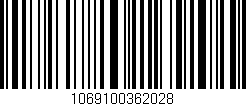 Código de barras (EAN, GTIN, SKU, ISBN): '1069100362028'